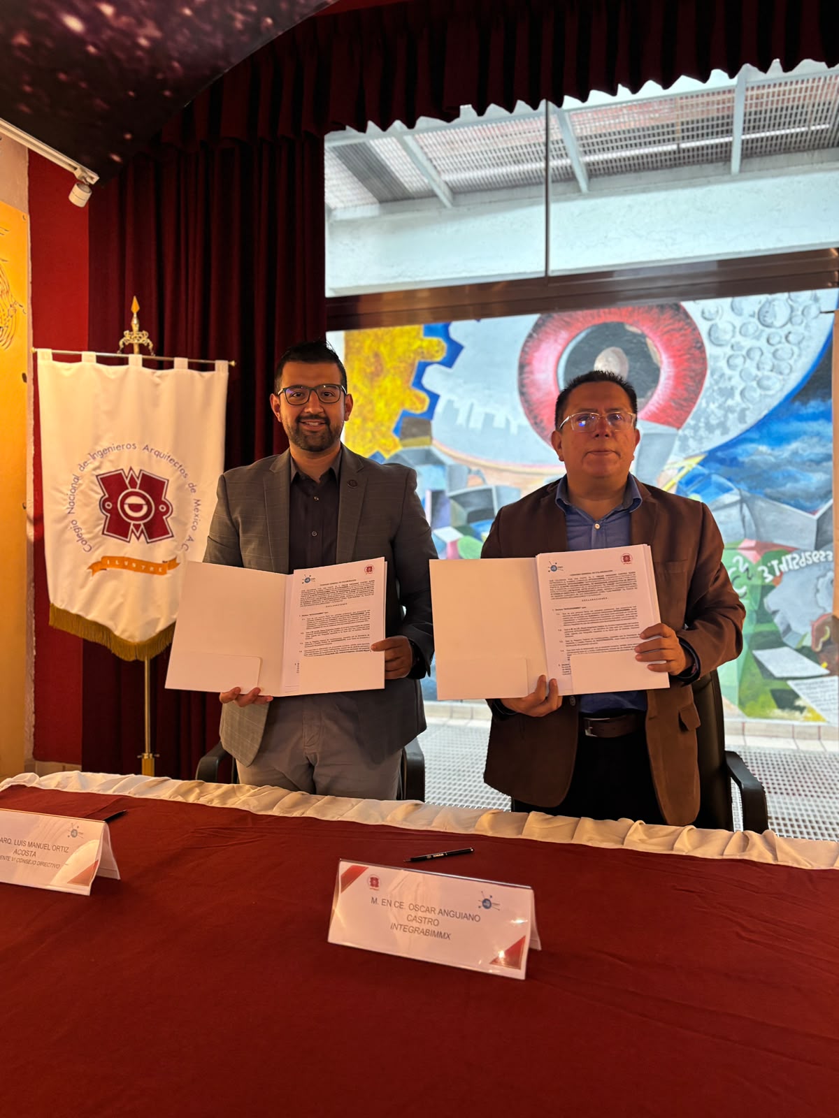 Formalización del convenio de colaboración entre INTEGRABIMMX e ICNIAM
