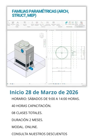 Familias paramétricas (Arch, Struct, MEP)